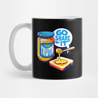 Christianity Go Share the Truth Cute Retro Meme Mug